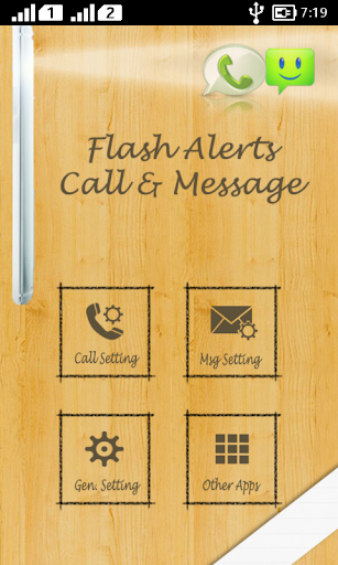 Flash Alerts - Call And SMS