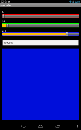 HTML Color Picker