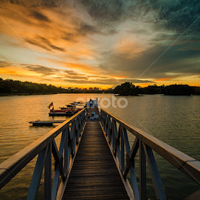  Follow The Light  by Najmi Rooslan - Landscapes Sunsets & Sunrises
