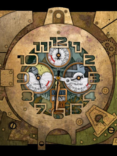 【免費個人化App】Steampunk Watch Wallpaper-APP點子