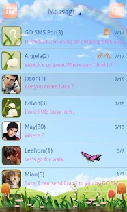 GO SMS PRO Spring Super Theme Screen 2