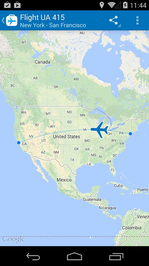 The Flight Tracker Free Android Apps On Google Play