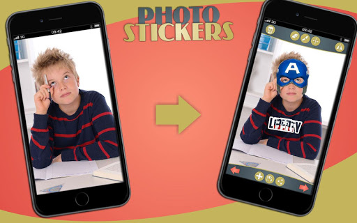 Photo Stickers: Superheroes