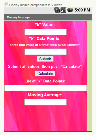 Moving Average Calculator