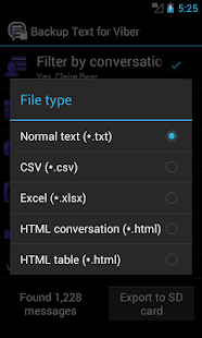 Backup Text for Viber - screenshot thumbnail