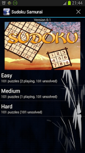 Sudoku Samurai Puzzle Screenshots 4
