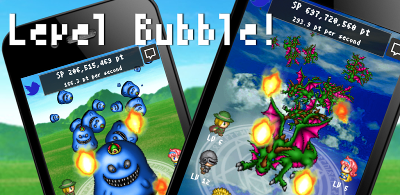 Level Bubble - RPG free game