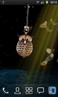 3D Owl Pendant Live Wallpaper Screenshots 3