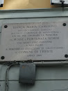 Targa Commemorativa A Bianca Maria Camerino