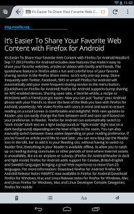Firefox Browser for Android - screenshot thumbnail