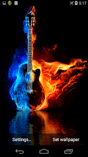 How to mod Burning Guitar Live Wallpaper lastet apk for bluestacks