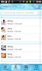 GO Contacts IceblueTheme