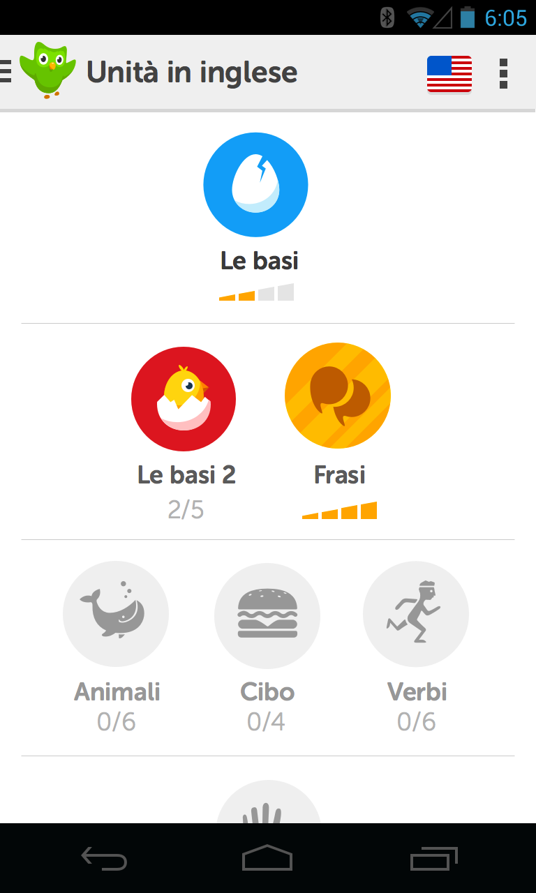 Impara linglese con Duolingo Screen 2
