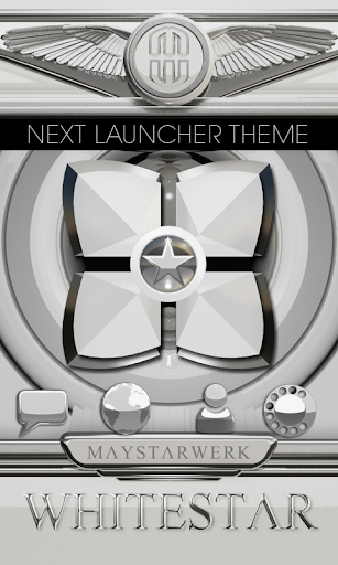 Next Launcher theme White Star