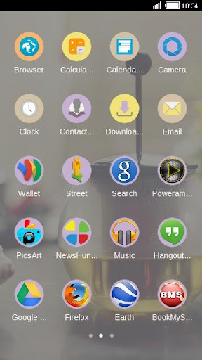 【免費個人化App】Tea Time C Launcher Theme-APP點子