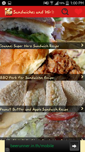 Sandwiches and Wraps Recipes
