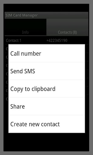 SIM Card Manager Apk 1.4