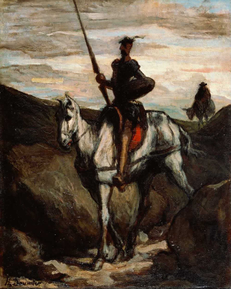 Don Quixote In The Mountains Honore Daumier Google Arts Culture