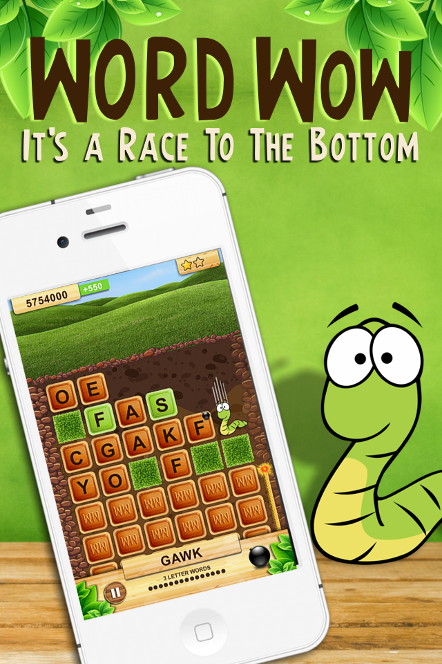 Word Wow - Action word game Screen 1
