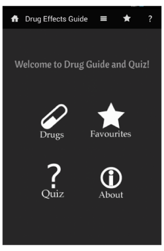 Drug Effects Guide Quiz Game