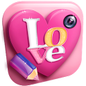 Love Text on Picture Editor icon