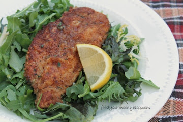 Chicken Cutlet with Lemon Garlic Dressing