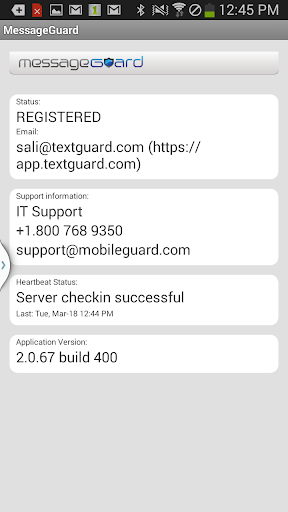 MessageGuard Auto Registration