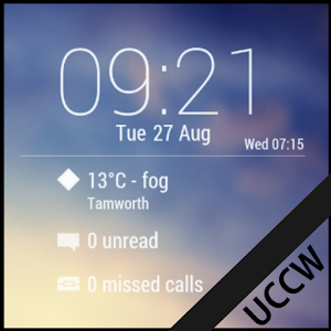 Lock Clock Widget - UCCW Skin.apk 1.1