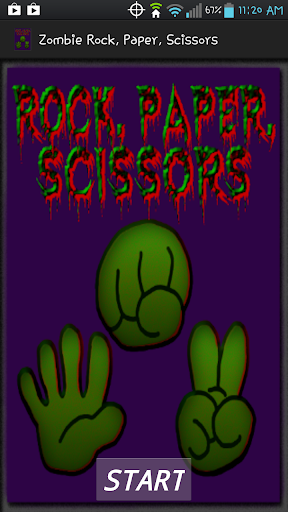 Zombie Rock Paper Scissors