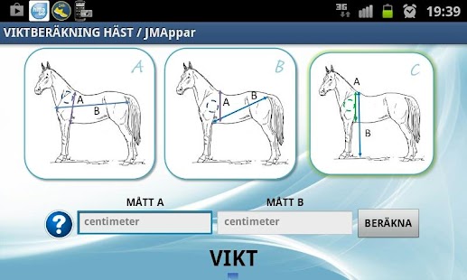 Viktberäkning Häst Screenshots 2