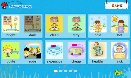 兒童英語字彙遊戲