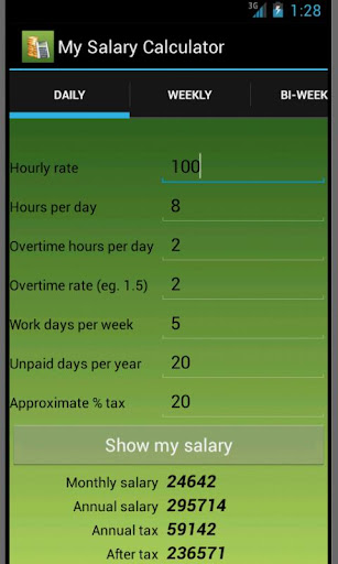 My Salary Calc