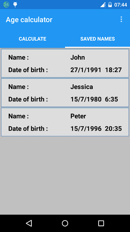 Age Calculator Android Apps on Google Play