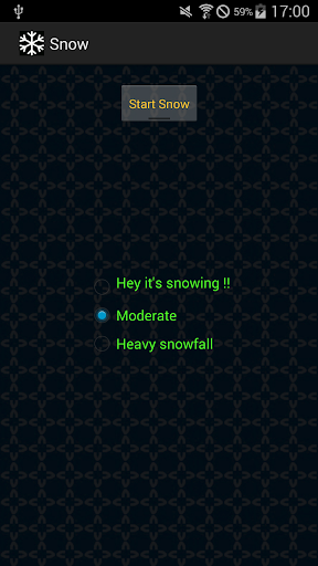 Snowing Screen