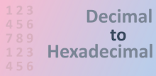 Decimal to Hexadecimal APK