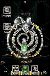 Free Zodiac ADWTheme Jewelled Aries APK