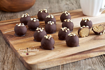"Peanut Butter" Truffles (Peanut-free)