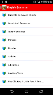 English Grammar Book - screenshot thumbnail