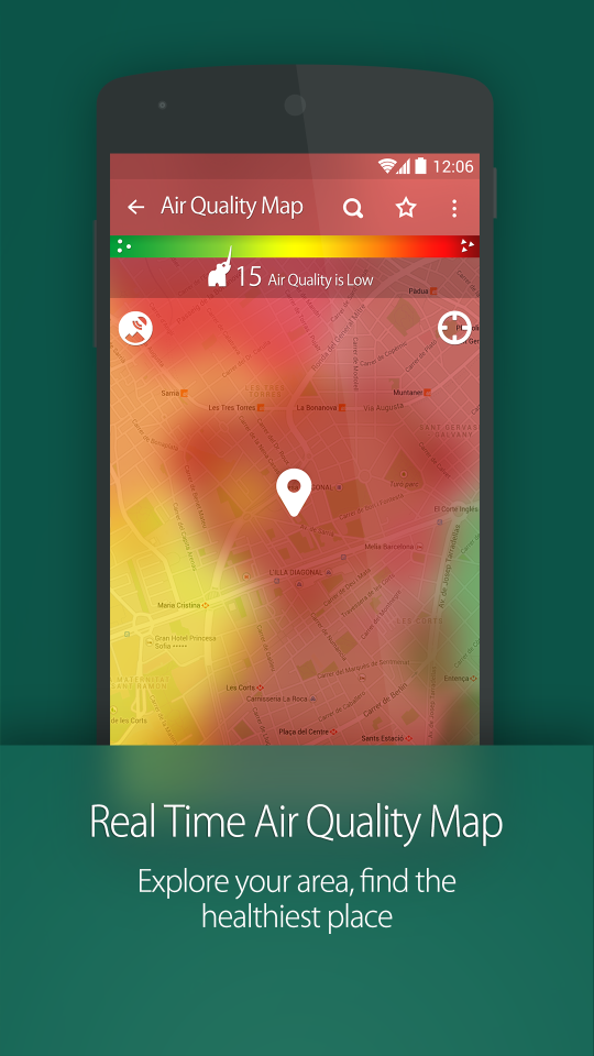 Air Quality Index BreezoMeter Screen 2