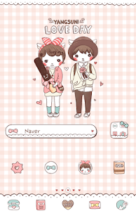 How to download Yangsooni(love day)Dodol Theme 4.1 unlimited apk for android