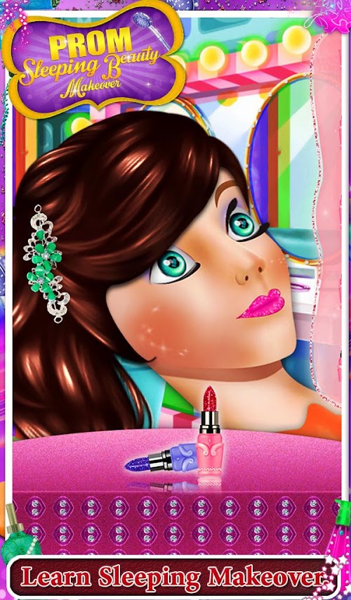 Android application Prom Sleeping Beauty Makeover screenshort