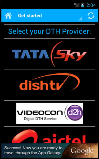 DTH Television Guide India