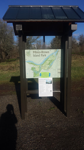 Minto Brown Island Park Entrance Map House