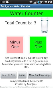 Free Aunt Jane's Water Counter APK for PC
