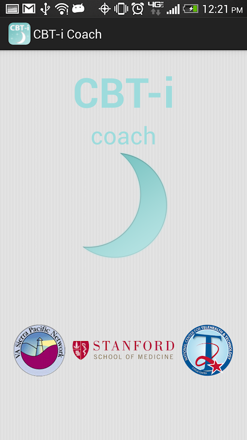 Android application CBT-i Coach screenshort