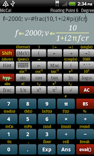 McCal-lite: Scientific Calc