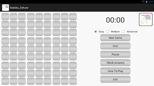 Sudoku Deluxe Tablet