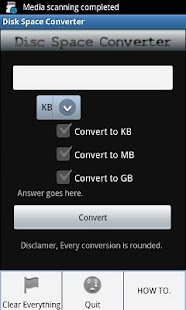 Free Disc Space Converter APK