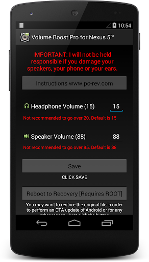 Volume Boost Pro For Nexus 5™