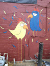 Chickens Mural
